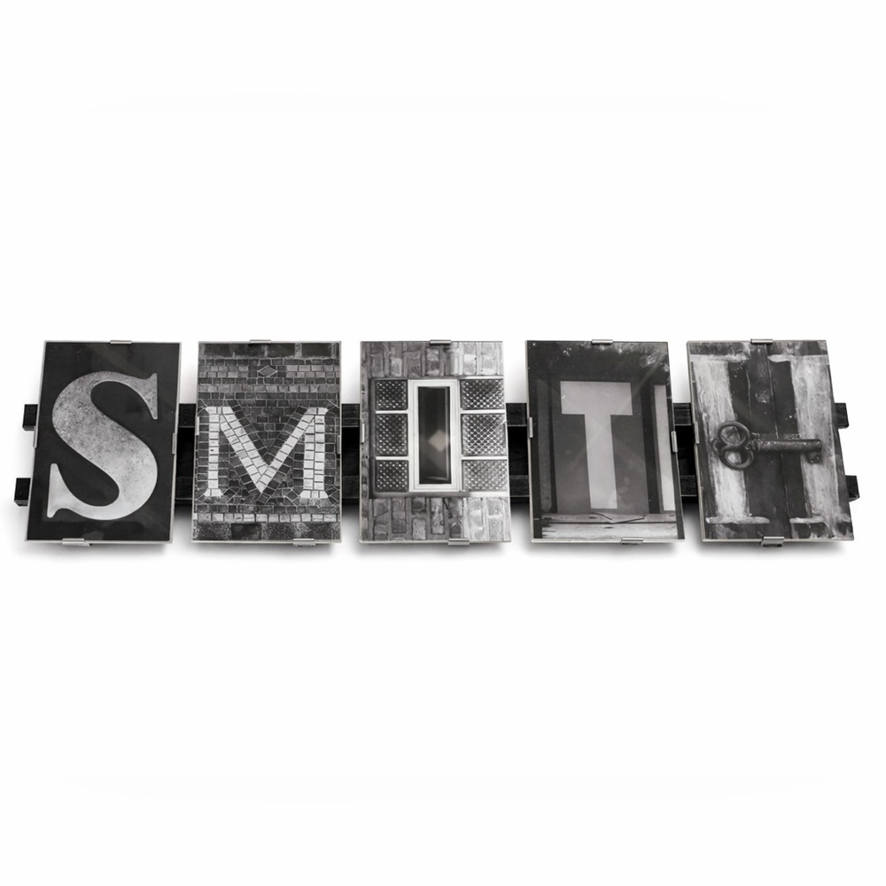Monochrome Letter Smith Art Print